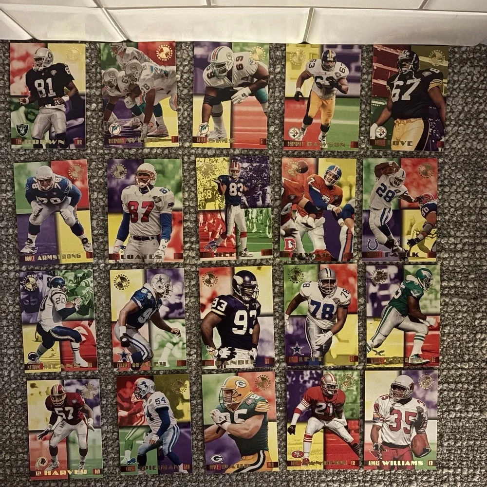 1995 Topps Stadium Club Members Only Football Card Set‎ in Box 1-50 Sh1